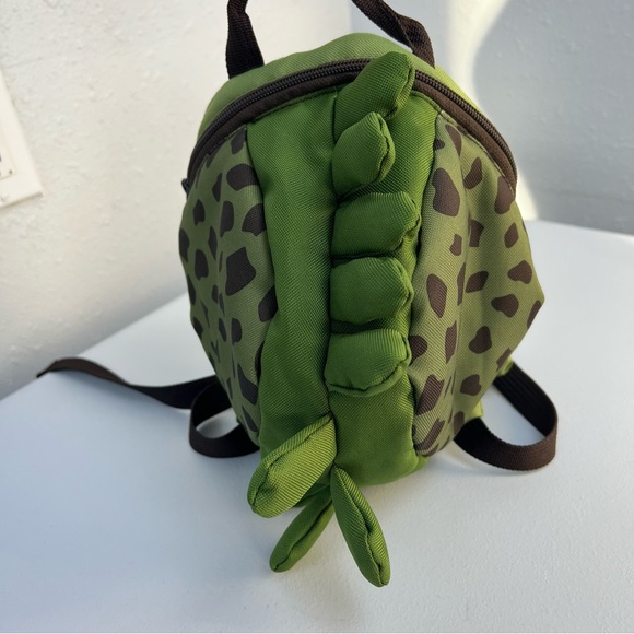 Dorel Juvenile Group Dinosaur Mini Toddler Green And Brown Backpack - Picture 6 of 8